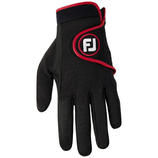 フットジョイ｜FootJoy ゴルフグローブ ウェザーグリップエクストリーム WEATHER GRIP EXTREME ブラック×レッド FGWX24BR-M [メンズ /両手装着用 /Mサイズ]