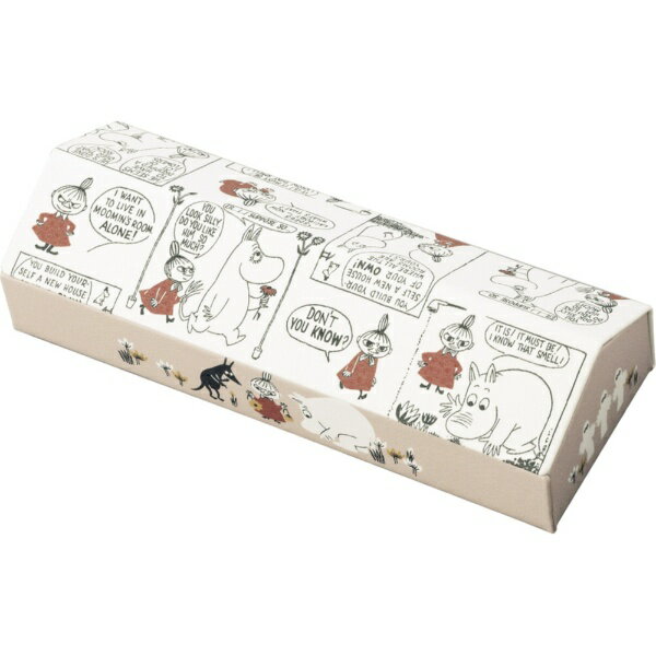 パール｜Pearl ムーミン クロス付き ハウス型メガネケース 094363 コミック柄