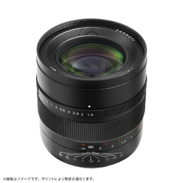 中一光学｜ZHONG YI OPTICS カメラレンズ SPEEDMASTER 80mm F1.6 中判フォーマット 富士フイルムGマウント ブラック ZY-SM80F16-FG [FUJIFILM G /単焦点レンズ] 2