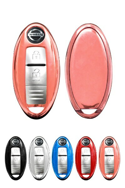 shizukawill｜シズカウィル ドライブライフ ニッサン車用 キーケース スマートキーケース KEYNS19 ピンク ACCARKEYNS19PI
