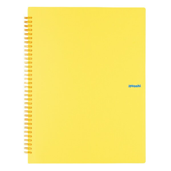 PLUS｜プラス ツインリング型ファイル 1ポケット [A4/24シート] ito/oshi(イトオシ) イエロー FL-324CF
