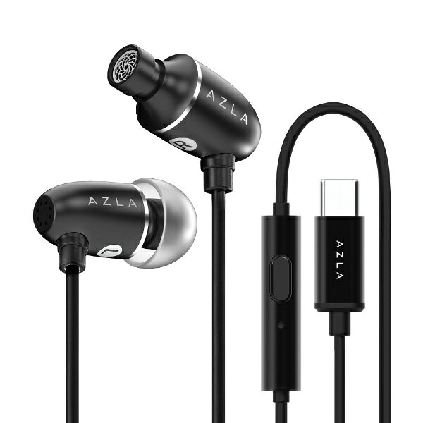 AZLA｜アズラ イヤホン カナル型 USB Type-C AIM C Black AZL-AIM-C-BK [カナル型 /USB]