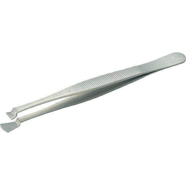 トラスコ中山｜TRUSCO NAKAYAMA 耐酸耐磁ピンセット 120mm 先端幅8mm ウエハー用 85CSA