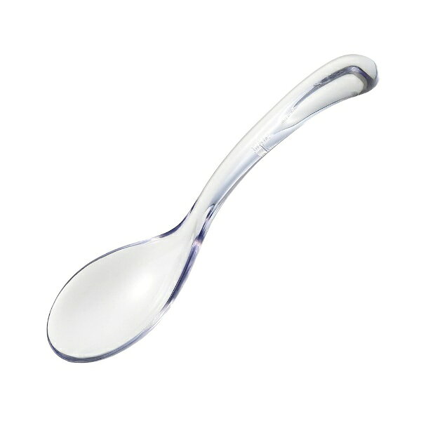 ヨシカワ｜yoshikawa すくいやすいクリアなレンゲ 大 美味彩菜 クリア SJ3473