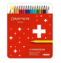 カランダッシュ|Caran d’Ache 油性色鉛筆 スイスカラー 18色セット 1284-718