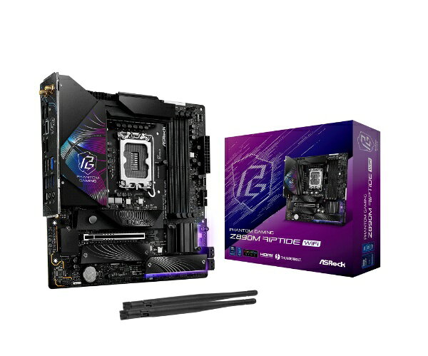 ASROCK｜アスロック マザーボード(LGA1851) Z890M Riptide WiFi [MicroATX]