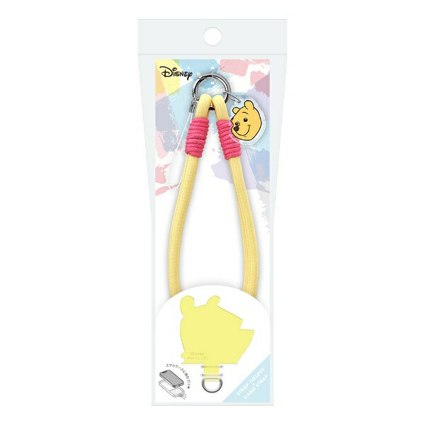 Heart - PGA｜ピージーエー ストラップホルダー付 ハンドストラップ Premium Style くまのプーさん PG-DSTHAN03POO