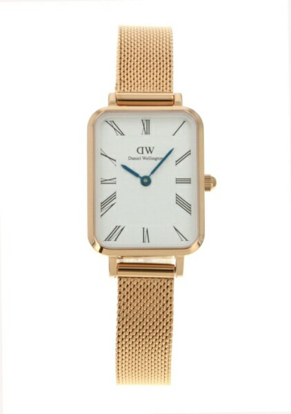 【エントリー2倍｜対象ユーザー限定 2/10まで】 Daniel Wellington｜ダニエルウェリントン Quadro Roman 20x26 RG WH レディス DW00100687