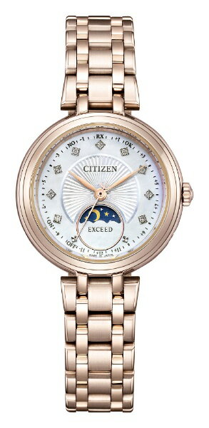 【エントリーで最大2万ポイント当たる｜4/23まで】 CITIZEN｜シチズン EXCEED（エクシード） 光発電エコ・ドライブ電波時計［ソーラー電波時計］ Titania Happy Flight EE1026-71D