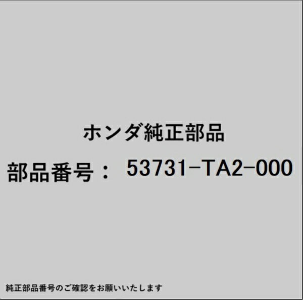 HONDA｜ホンダ ホンダ・honda純正部品 53731-TA2-000 チューブ