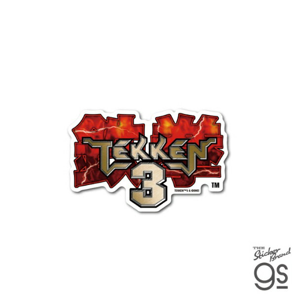 ゼネラルステッカー｜GENERAL STICKER レジェンドシリーズ・ダイカットビニールステッカー　鉄拳 鉄拳3 ロゴ TKN-042
