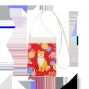 フレンズヒル|Friendshill ミニショルダーバッグ キクモヨウシバタ レッド YW-254-316