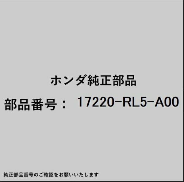 HONDA｜ホンダ ホンダ・honda純正部品 17220-RL5-A00 エアーエレメント