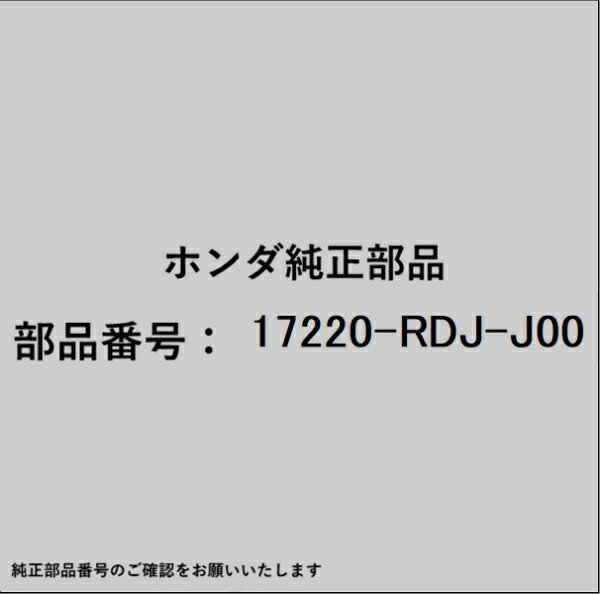 HONDA｜ホンダ ホンダ・honda純正部品 17220-RDJ-J00 エアーエレメント