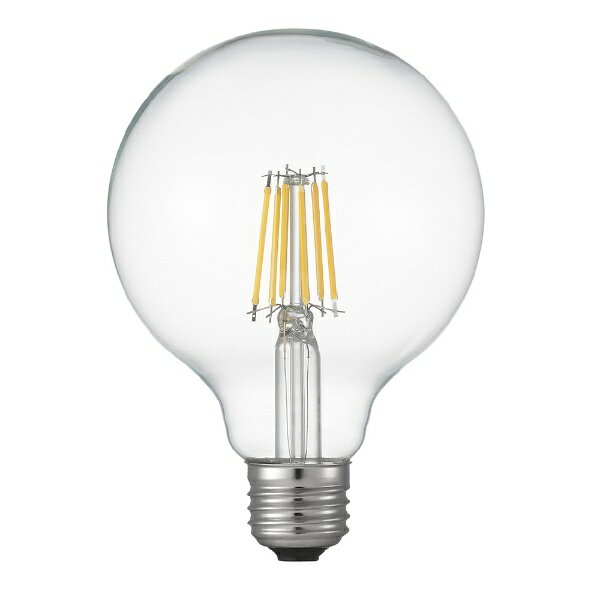 YAZAWA｜ヤザワ G95ボール形LED E26 L色 CL 60W形相当　LDG6LG95　 [E26 /ミニボー...