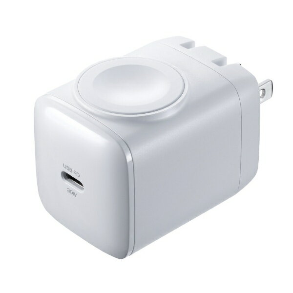 ����掠�ץ饤��SANWA SUPPLY USB PD�б�AC���Ŵ��PD30W��Apple Watch���š� ACA-PD101