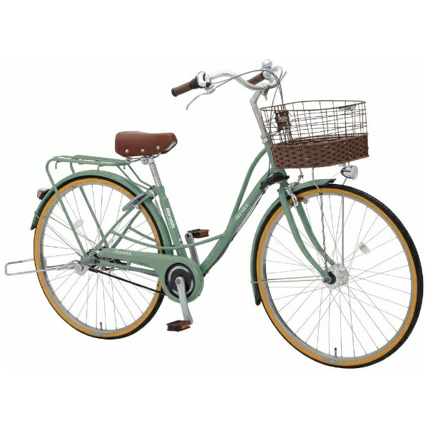 丸石サイクル｜Maruishi Cycle 自転車 プルミエールベルト PREMIER マットライトグリーン PEBP263R [内装3段 /26インチ]2025年モデル【キャンセル・返品不可】 【代金引換配送不可】