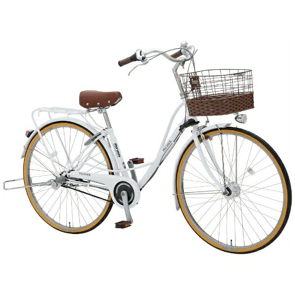 丸石サイクル｜Maruishi Cycle 自転車 プルミエールベルト PREMIER パールホワイト PEBP263R [内装3段 /26インチ]2025年モデル【キャンセル・返品不可】 【代金引換配送不可】