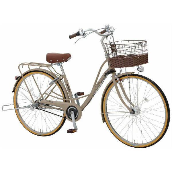 丸石サイクル｜Maruishi Cycle 自転車 プルミエールベルト PREMIER アーモンドブラウン PEBP273R [内装3段 /27インチ]2025年モデル【キャンセル・返品不可】 【代金引換配送不可】