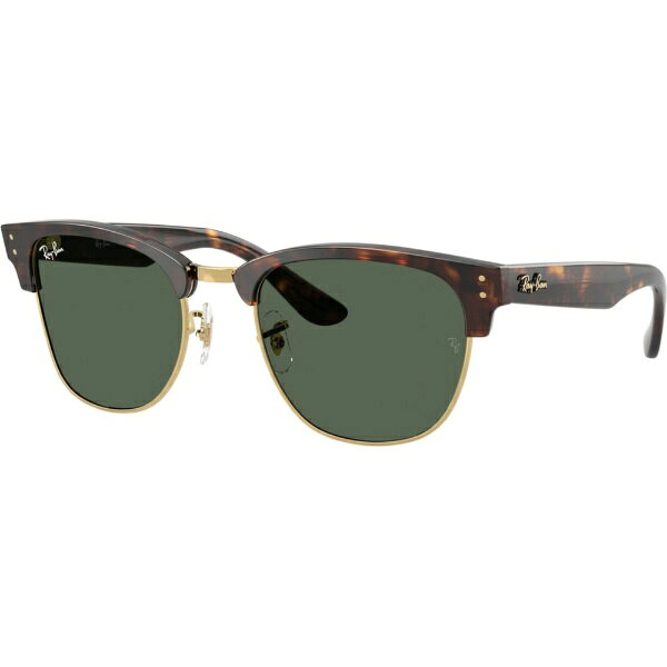 Ray-Ban Clubmaster Reverse は、象徴的な Clubmaster スタイルに新鮮な解釈を加えています。スクエア ハバナ フレームとダーク グリーンのレンズが、注目を集めること間違いなしのスタイリッシュな外観を生み出します。磨き仕上げと単色レンズを備えたこのサングラスは、どんな場面にも最適です。● 調整可能なノーズパッド：ノーズパッドを鼻の幅に合わせて広げたり狭めたりできます。※初期不良を除き、お客様都合での返品・キャンセルはいたしかねます。※お使いの表示環境やロットの仕様等により、掲載画像と実際の商品の色が異なる場合がございます。・本商品はフィッティングをお受けいただくことを前提としております。お届けした商品に製品生産時の組付け初期状態によるフレームのゆがみが生じている場合がございますが、当該症状は商品の不良ではなく仕様となるため、お近くの取り扱い店舗にてフィッティングをお受け下さいませ。※本件に伴う交換/返品は承っておりません。