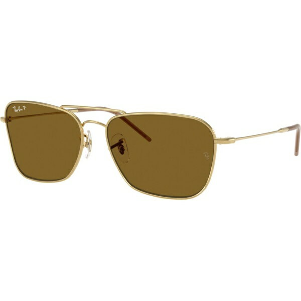 RayBan｜レイバン CARAVAN REVERSE RBR0102S 001/83 58mm アリスタゴールド/ポラライズドダークブラウン