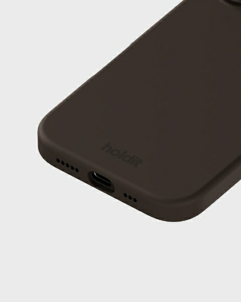 HOLDIT｜ホールディット ソフトタッチシリコーンケース iPhone 16用 Chocolate 16473