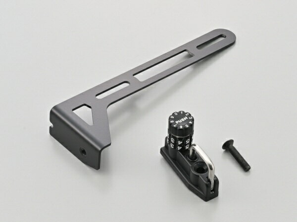 デイトナ｜DAYTONA 48520 ダイヤルヘルメットホルダー ナンバープレートクランプタイプ　左側