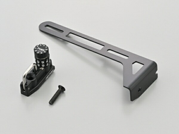 デイトナ｜DAYTONA 49411 ダイヤルヘルメットホルダー ナンバープレートクランプタイプ　右側