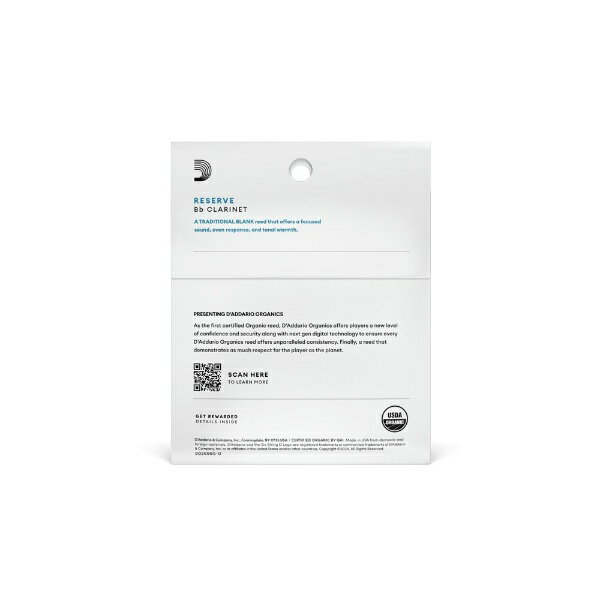 D’Addario Woodwinds｜ダダリオウッドウィンズ クラリネット用リード DAddario WoodWinds ODCR0320 3