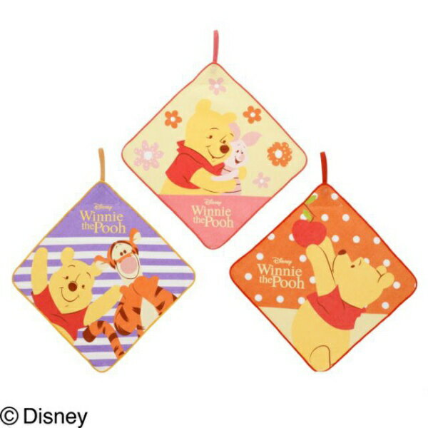 丸眞｜Marushin ループタオル3枚組くまのプーさん だいすきフレンズ