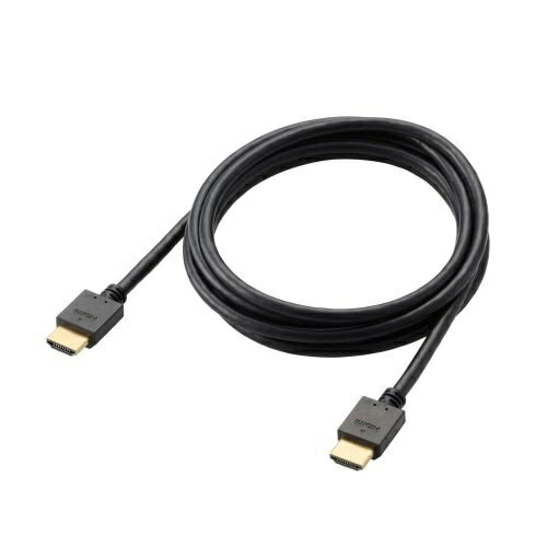 ELECOM｜エレコム 2.0m HDMIケーブル ハイスピード ブラック CAC-HD14E20BK3 [2m /...