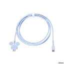 HAMEE|ハミィ ディズニーキャラクター USB 2.0 CABLE TYPE-C to TYPE-C 1.5m ペールブルー 669-983003(2)