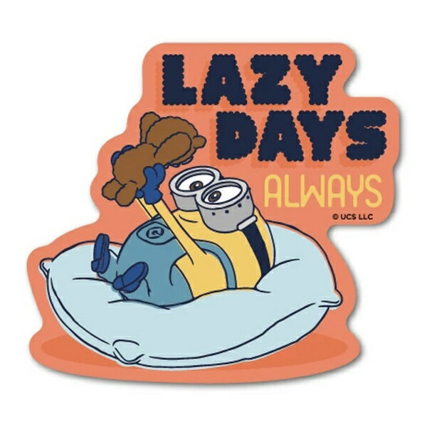 映画「怪盗グルーシリーズ」でもお馴染みの人気キャラクター『ミニオンズ』が待望のステッカー化。たのしくて可愛らしい個性豊かなミニオンたちをステッカーにしました。少し大きめのダイカットステッカーは一枚で貼ってもアピールできる特徴的なデザインを採...