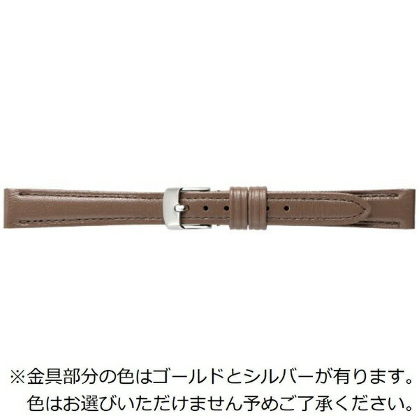 バンビ|BAMBI 時計バンド ラム本革 (羊革) スムース かん幅12mm 美錠幅10mm 【金具色指定不可】 ベージュ BCA067FI