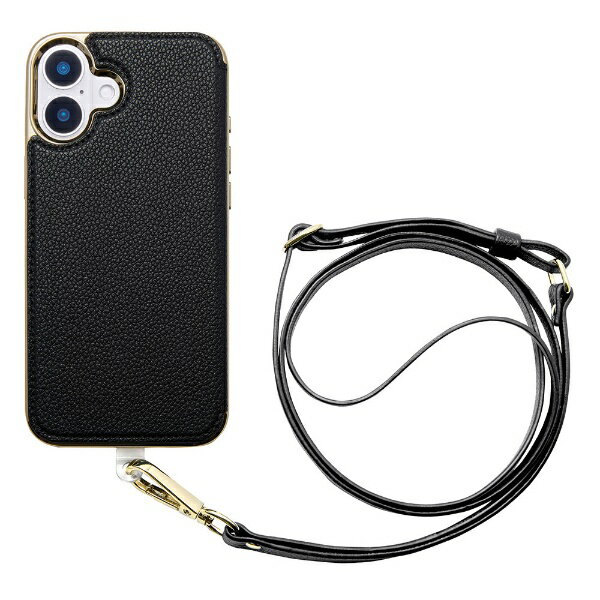 ��˥�������UNICASE Cross Body Case Duo for iPhone 16 Plus Black