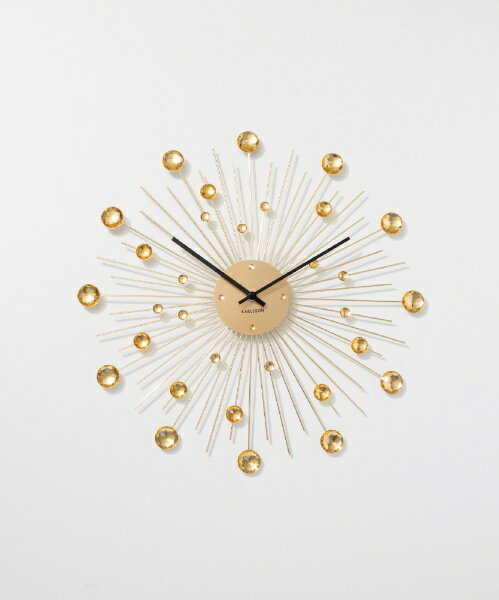 KARLSSON｜カールソン カールソン 掛け時計 ウォールクロック Sunburst Large 直径 480mm ゴールド KA4859GD