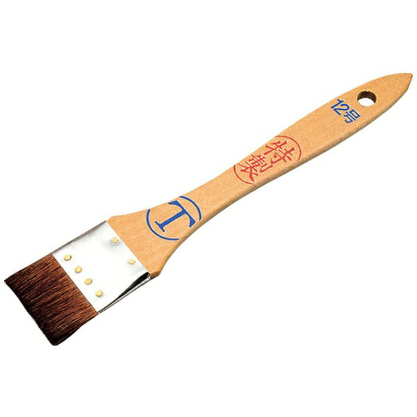 大塚刷毛製造｜OHTSUKA BRUSH シマ毛金巻 特製 平 茶 12号