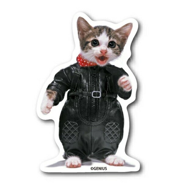 伝説のキャラクター「なめ猫」グッズ。大好評につき、またまた新作が登場です。なめ猫たちや人気の免許証デザインがミニサイズになりました。ミニサイズのステッカーはスマホにもピッタリサイズ。貼らずにスマホケースに挟んで使うのもオススメ。その日の気分でステッカーを変えてケースをカスタムできちゃいます。こちらの商品は耐水、耐光性のあるステッカーです。屋外はもちろん、スマホ、PC、タブレット、ノートや手帳、スーツケース、冷蔵庫などの大型家電にも。様々なシーンでお楽しみ下さい。「なめ猫」とは1980年にデビューし、1981年に爆発的なブームを巻き起こした伝説のキャラクター●サイズ幅34mm×高さ53mm（本体サイズ）