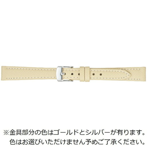 バンビ|BAMBI 時計バンド 本革 エンボスレザー 白ステッチ かん幅14mm 美錠幅12mm 【金具色指定不可】 アイボリー BCE059WL バンビ|BAMBI 時計バンド 本革 エンボスレザー 白ステッチ かん幅14mm 美錠幅12mm 【金具色指定不可】 アイボリー BCE059WL