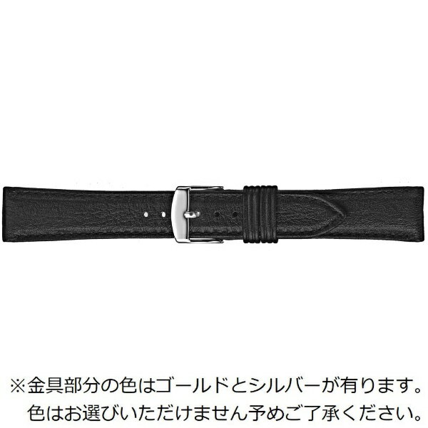 バンビ|BAMBI 時計バンド 本革 スムース 洗える!ウォッシャブルベルト かん幅20mm 美錠幅18mm 【金具色指定不可】 ブラック BCE060AS