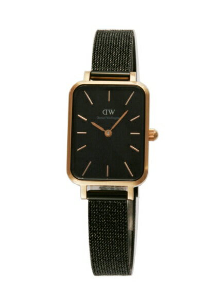ORIS - Daniel Wellington｜ダニエルウェリントン Quadro 20X26 Ash RG レディス BK DW00100433
