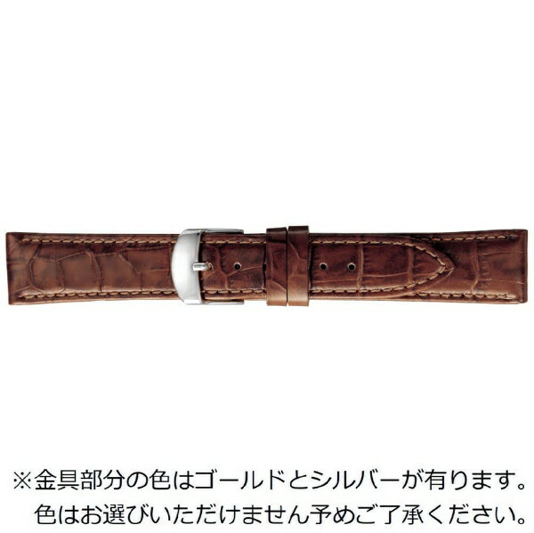 Mens - バンビ｜BAMBI 時計バンド 本革 型押し スコッチガード 強力撥水！ かん幅16mm 美錠幅14mm 【金具色指定不可】 ブラウン BKME053CN