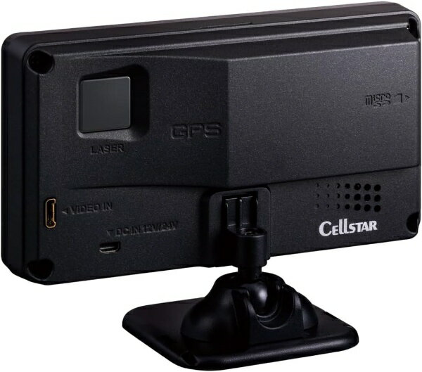 セルスター工業｜CELLSTAR INDUSTRIES 3.7インチ 無線LAN内蔵・レーザー式オービス対応セーフティーレーダ AR824AW