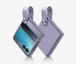 STYLE Promotion｜スタイルプロモーション Motorola razr 40 ultra 用　Leather　Hook casePU パープル SP-MOTO40ULHC-PU
