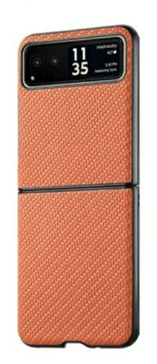 STYLE Promotion｜スタイルプロモーション Motorola razr 40用　F-carbon　caseOR オレンジ SP-MOTO40FCR-OR