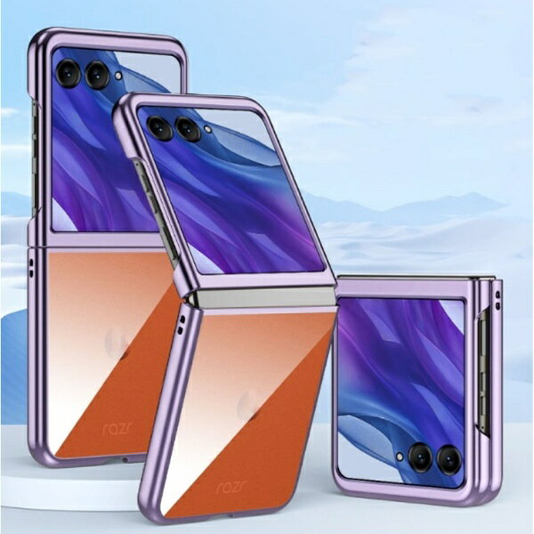 STYLE Promotion｜スタイルプロモーション Motorola razr 50 カラーメッキTPUケース パープル SP-M50TPCA-PU