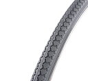 CHAOYANG|チャオヤン 軽快車用タイヤ タチ1本巻き タイヤ・チューブ(1.2mm肉厚)1本セット 26×1・3/8 ブラック 137366