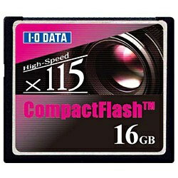 I-O DATA｜アイ・オー・データ コンパクトフラッシュ CF115シリーズ CF115-16G [16GB][CF11516G]