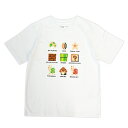 ファインプラス|FINE PLUS スーパーマリオ ドット集合 Tシャツ スーパーマリオ WHITE LL 22863235