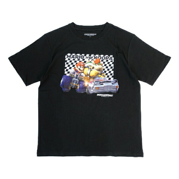 ファインプラス｜FINE PLUS マリオカート マリオVSクッパ Tシャツ マリオカート BLACK L 22863237